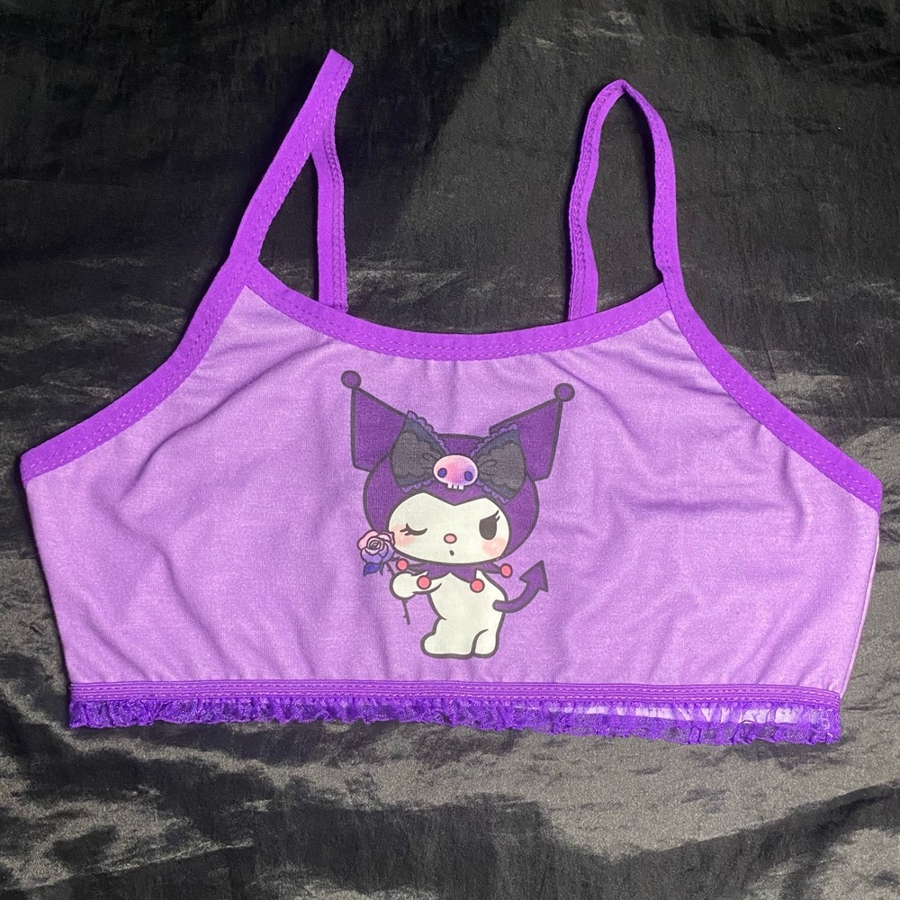 Hot Topic Sanrio Kuromi crop top camisole